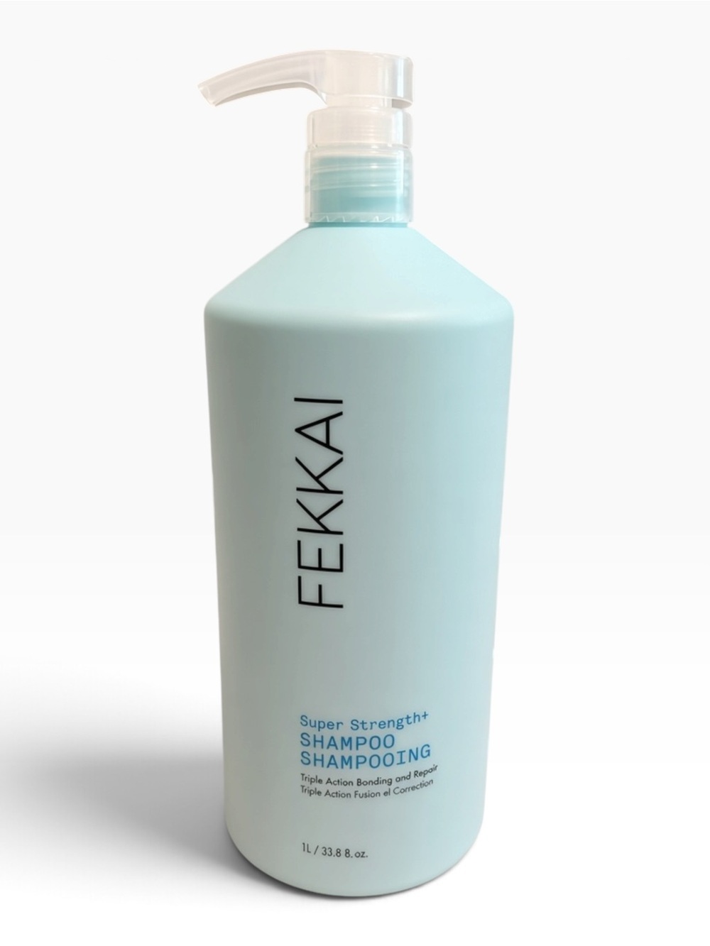 FEKKAI Super Strength+ Bonding & Repair Shampoo with Pump 33.8 oz Jumbo New
